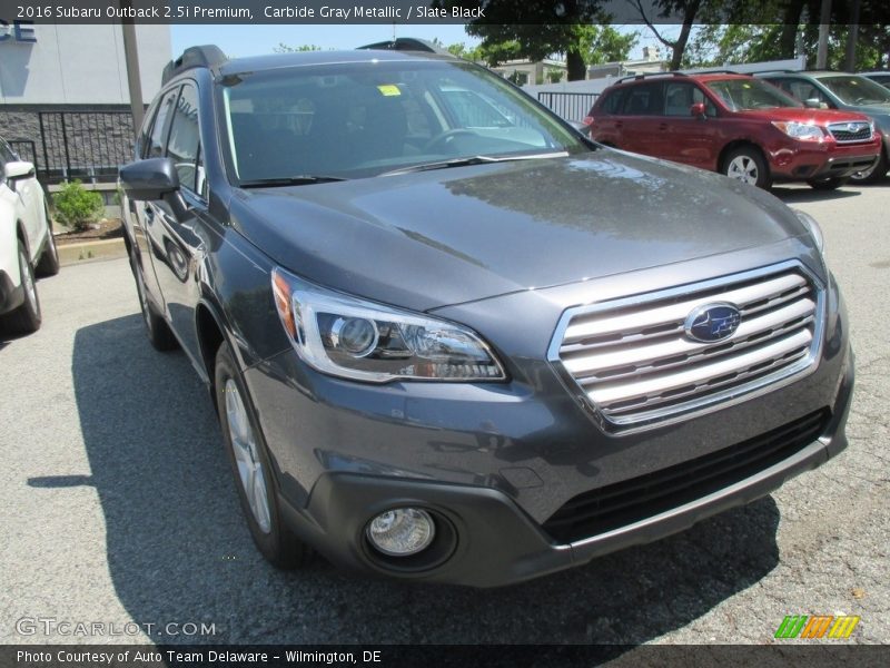 Carbide Gray Metallic / Slate Black 2016 Subaru Outback 2.5i Premium