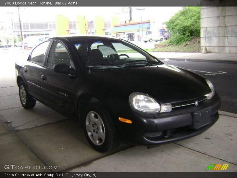 Black / Agate 2000 Dodge Neon Highline