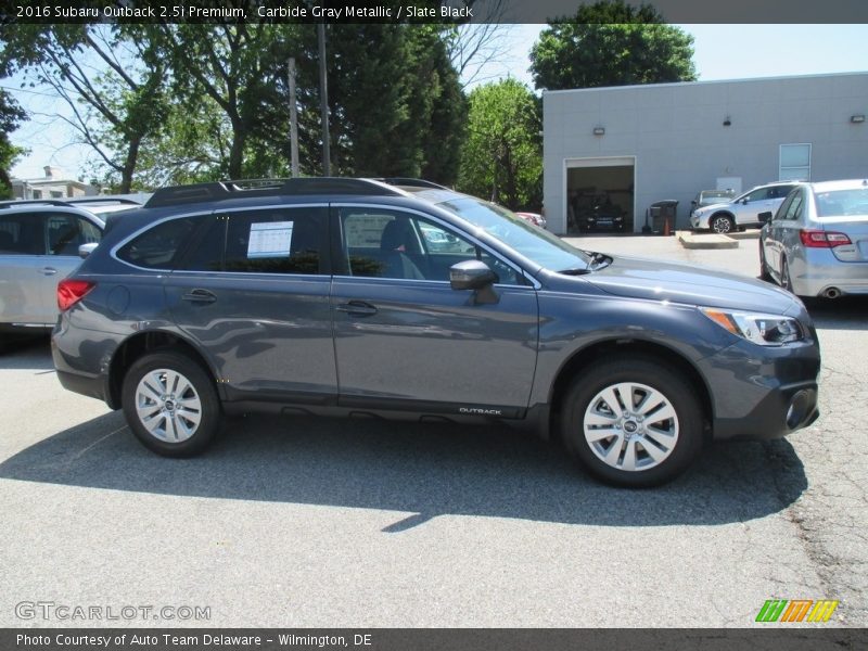 Carbide Gray Metallic / Slate Black 2016 Subaru Outback 2.5i Premium