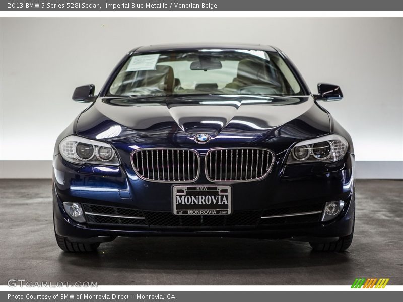 Imperial Blue Metallic / Venetian Beige 2013 BMW 5 Series 528i Sedan