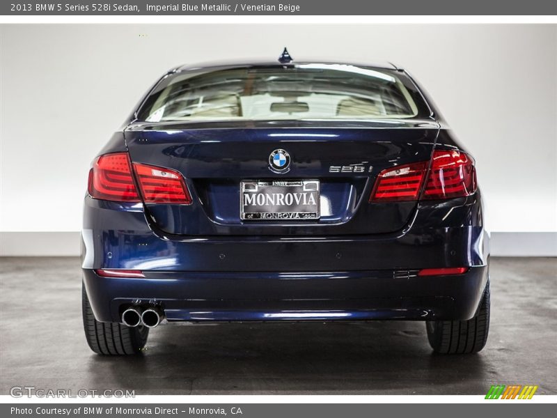 Imperial Blue Metallic / Venetian Beige 2013 BMW 5 Series 528i Sedan