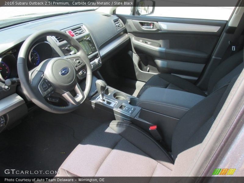 Carbide Gray Metallic / Slate Black 2016 Subaru Outback 2.5i Premium