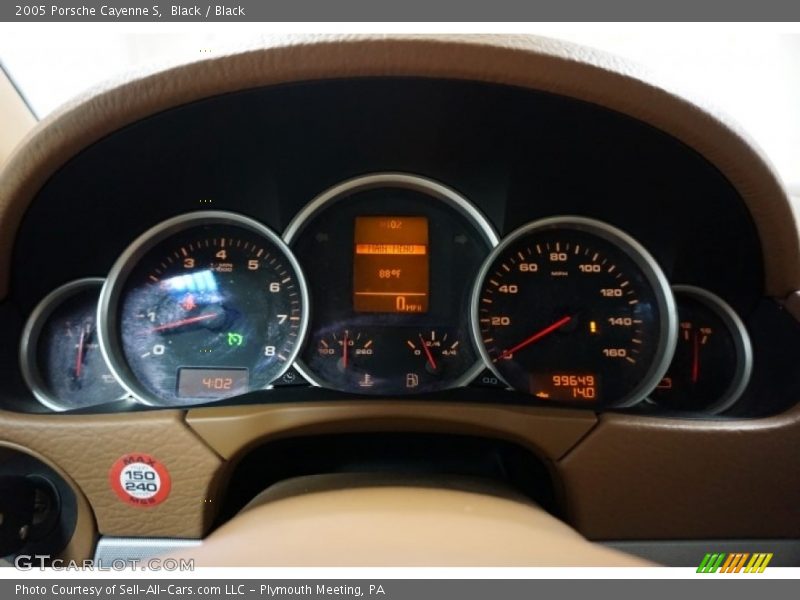 Black / Black 2005 Porsche Cayenne S