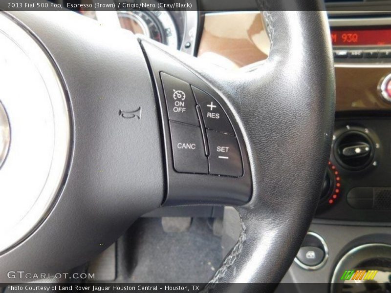 Espresso (Brown) / Grigio/Nero (Gray/Black) 2013 Fiat 500 Pop