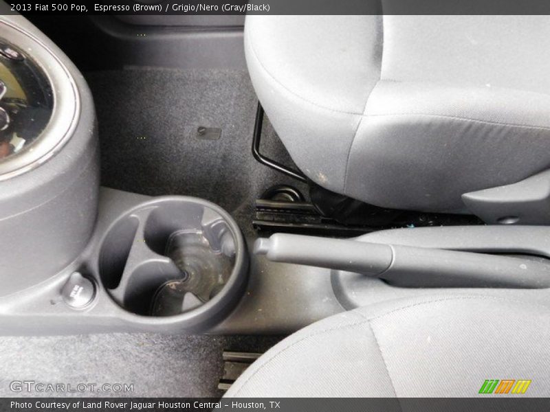 Espresso (Brown) / Grigio/Nero (Gray/Black) 2013 Fiat 500 Pop