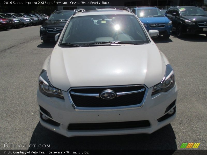 Crystal White Pearl / Black 2016 Subaru Impreza 2.0i Sport Premium