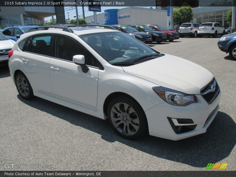 Crystal White Pearl / Black 2016 Subaru Impreza 2.0i Sport Premium