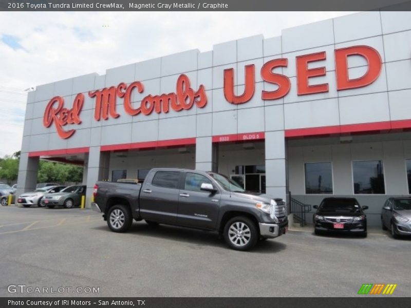 Magnetic Gray Metallic / Graphite 2016 Toyota Tundra Limited CrewMax