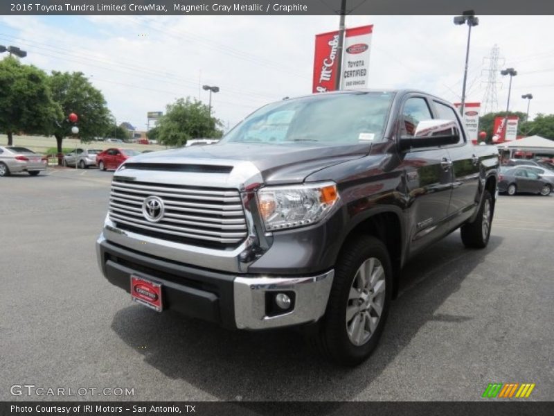 Magnetic Gray Metallic / Graphite 2016 Toyota Tundra Limited CrewMax