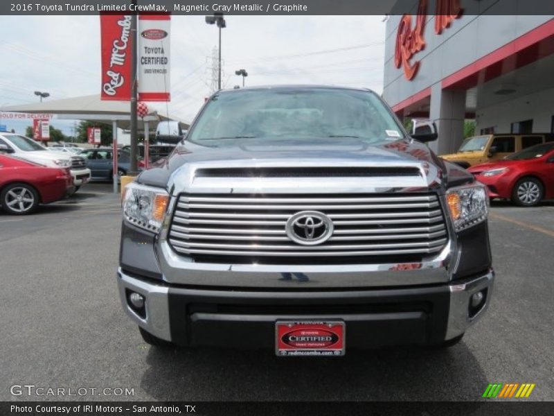 Magnetic Gray Metallic / Graphite 2016 Toyota Tundra Limited CrewMax