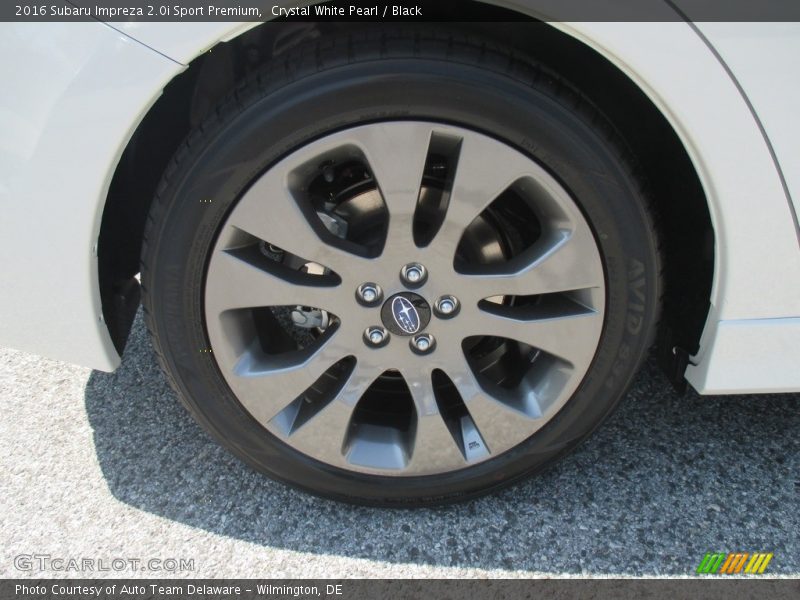 Crystal White Pearl / Black 2016 Subaru Impreza 2.0i Sport Premium