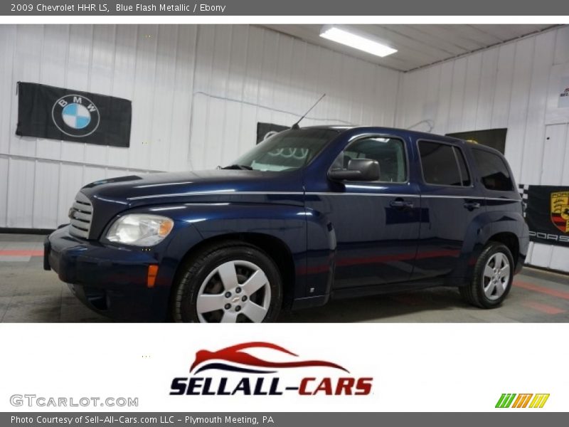 Blue Flash Metallic / Ebony 2009 Chevrolet HHR LS