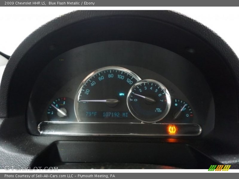Blue Flash Metallic / Ebony 2009 Chevrolet HHR LS