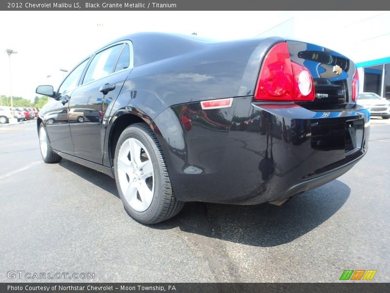 Black Granite Metallic / Titanium 2012 Chevrolet Malibu LS