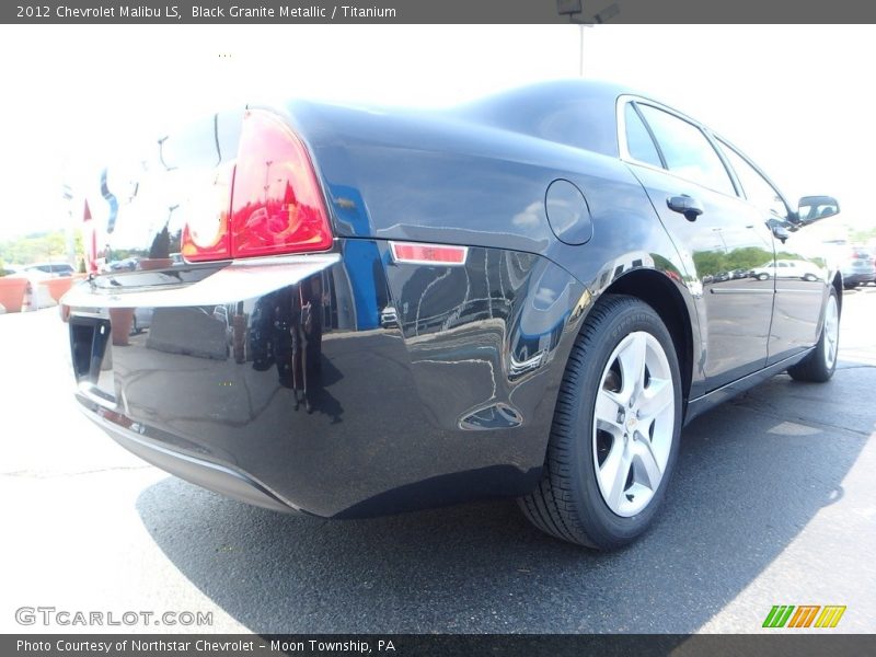 Black Granite Metallic / Titanium 2012 Chevrolet Malibu LS