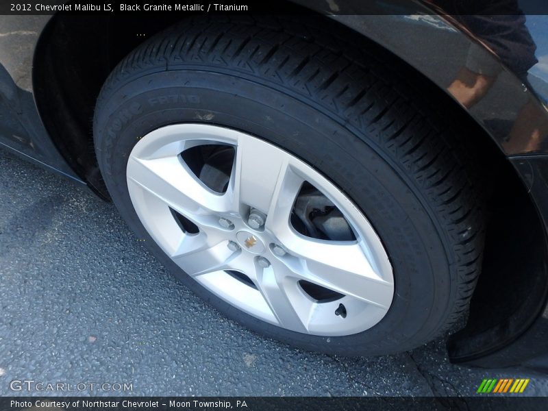 Black Granite Metallic / Titanium 2012 Chevrolet Malibu LS