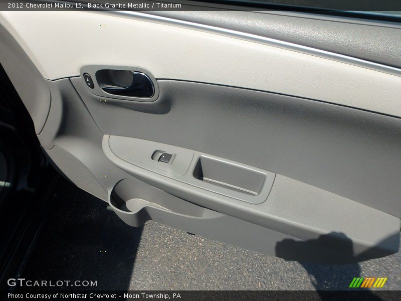 Black Granite Metallic / Titanium 2012 Chevrolet Malibu LS