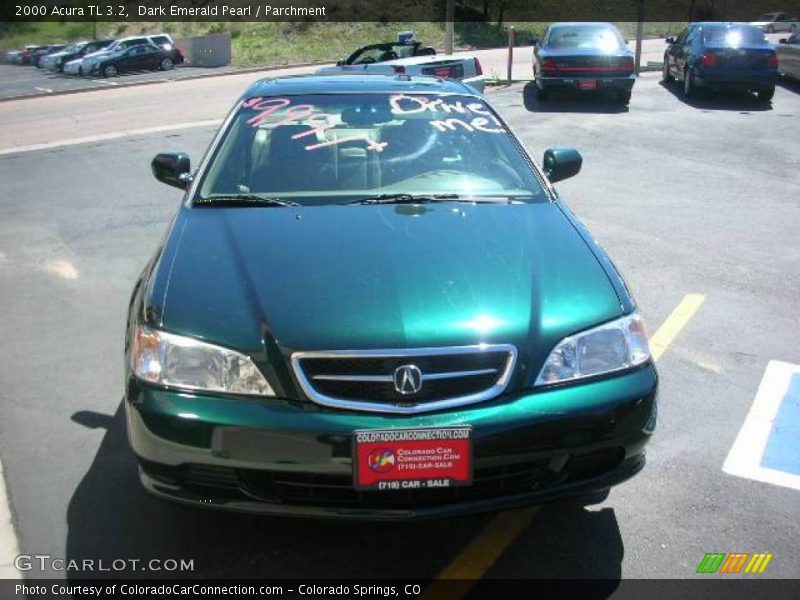 Dark Emerald Pearl / Parchment 2000 Acura TL 3.2