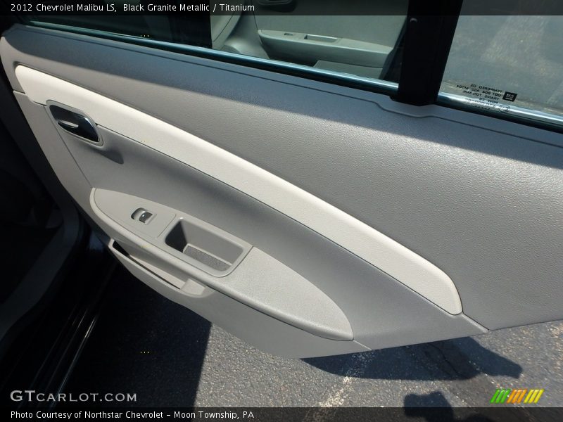 Black Granite Metallic / Titanium 2012 Chevrolet Malibu LS