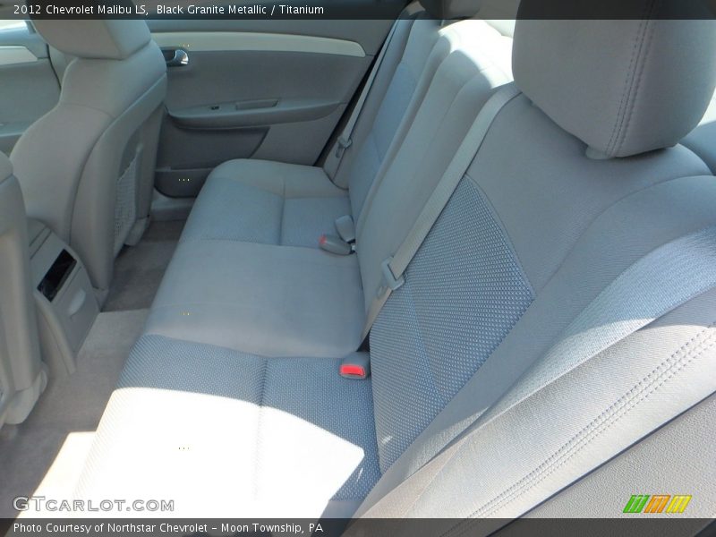 Black Granite Metallic / Titanium 2012 Chevrolet Malibu LS