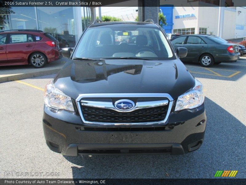 Crystal Black Silica / Black 2016 Subaru Forester 2.5i