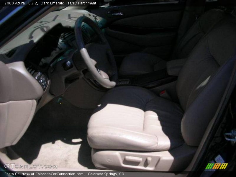 Dark Emerald Pearl / Parchment 2000 Acura TL 3.2