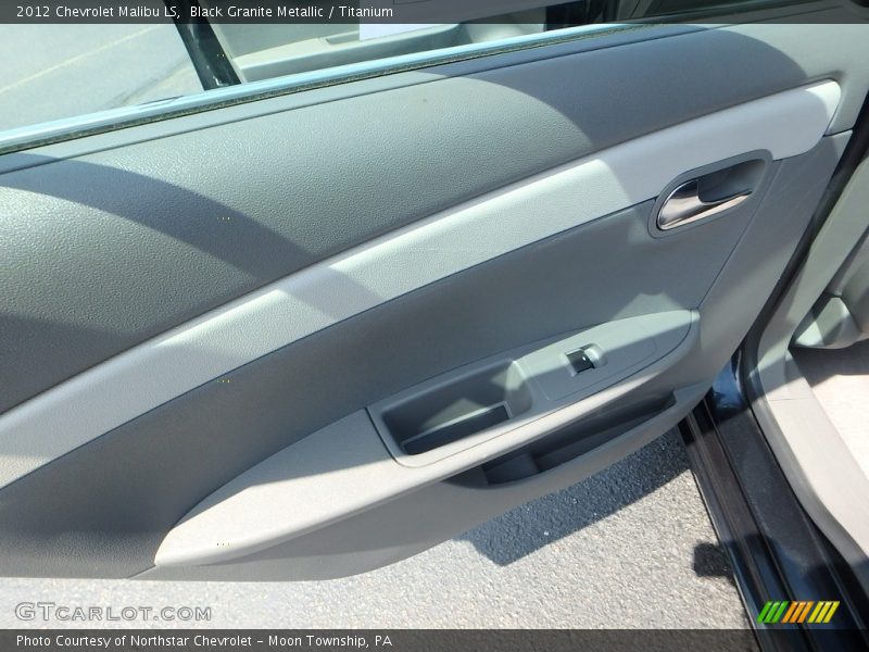 Black Granite Metallic / Titanium 2012 Chevrolet Malibu LS