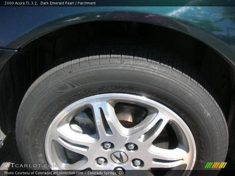 Dark Emerald Pearl / Parchment 2000 Acura TL 3.2
