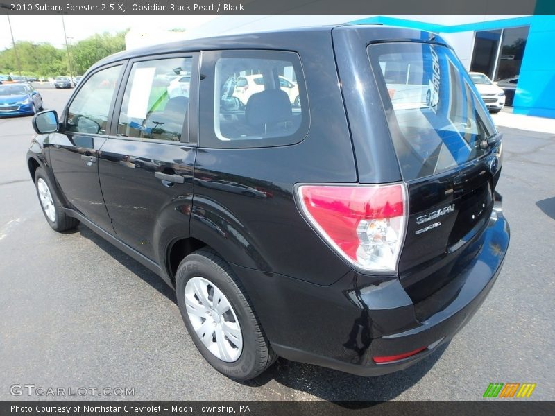 Obsidian Black Pearl / Black 2010 Subaru Forester 2.5 X