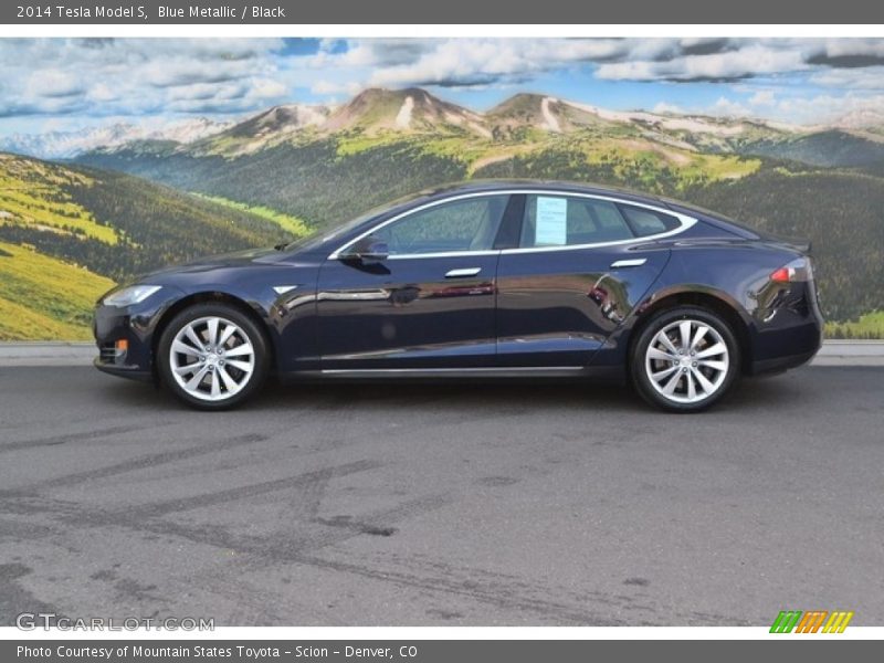  2014 Model S  Blue Metallic