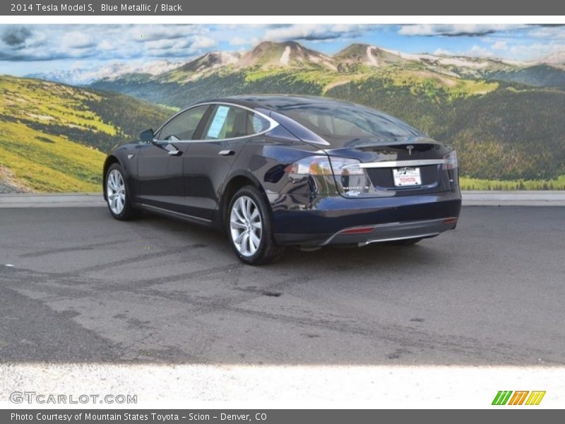 Blue Metallic / Black 2014 Tesla Model S