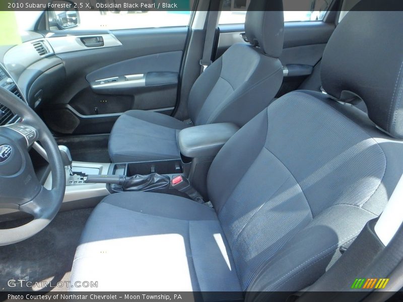 Obsidian Black Pearl / Black 2010 Subaru Forester 2.5 X