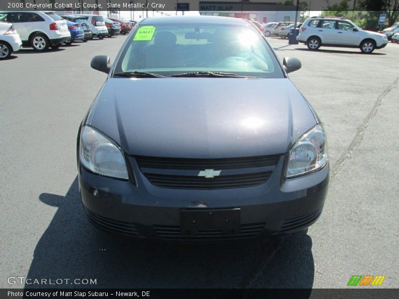 Slate Metallic / Gray 2008 Chevrolet Cobalt LS Coupe