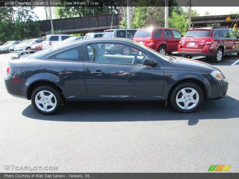 Slate Metallic / Gray 2008 Chevrolet Cobalt LS Coupe