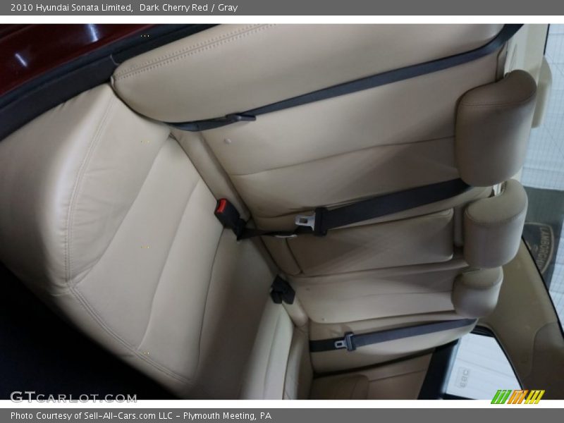 Dark Cherry Red / Gray 2010 Hyundai Sonata Limited