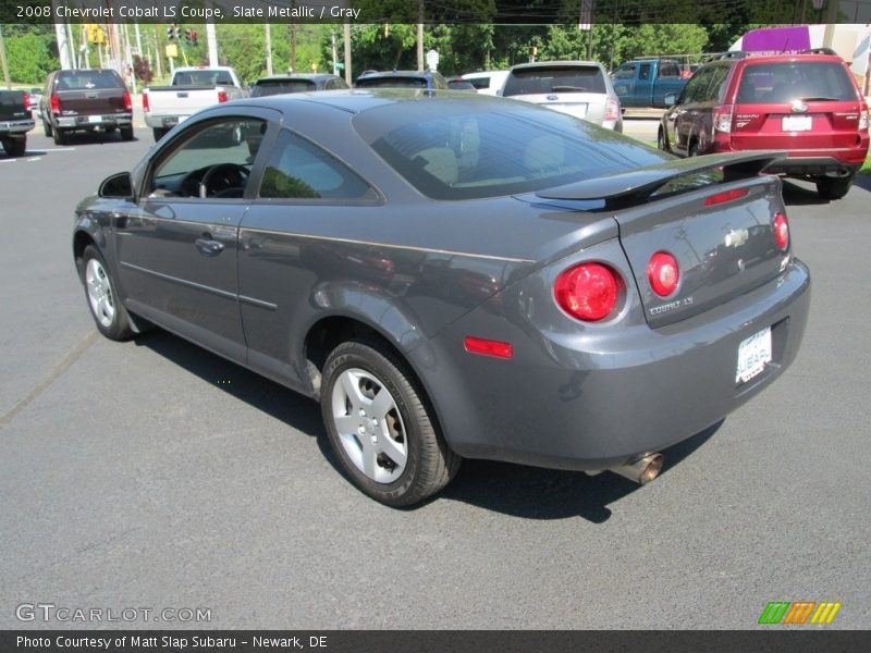 Slate Metallic / Gray 2008 Chevrolet Cobalt LS Coupe