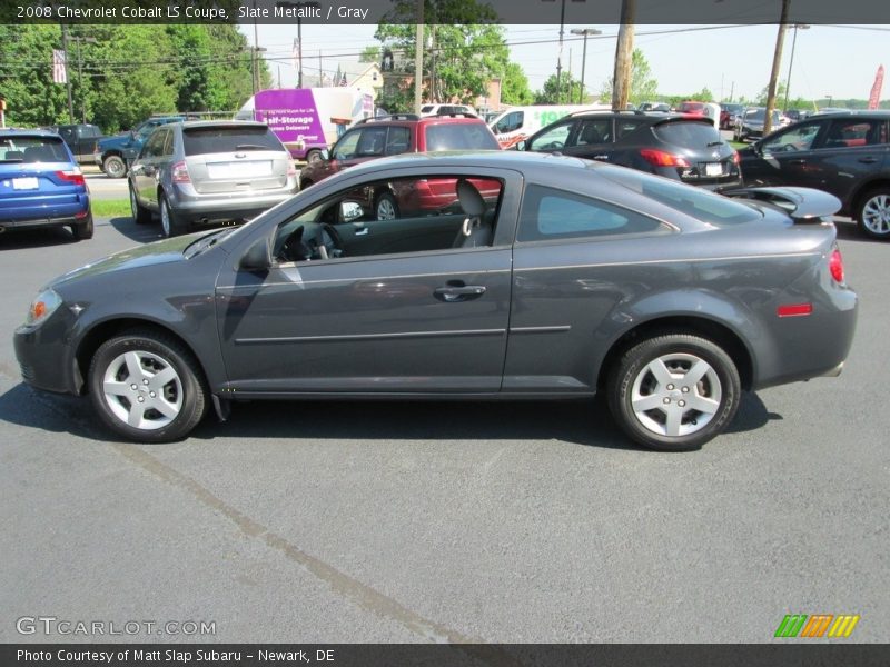 Slate Metallic / Gray 2008 Chevrolet Cobalt LS Coupe