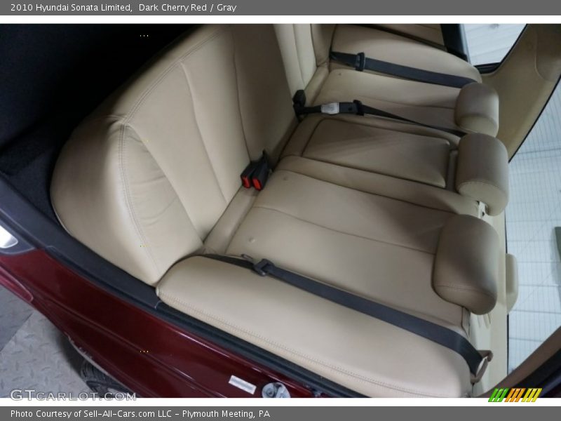 Dark Cherry Red / Gray 2010 Hyundai Sonata Limited
