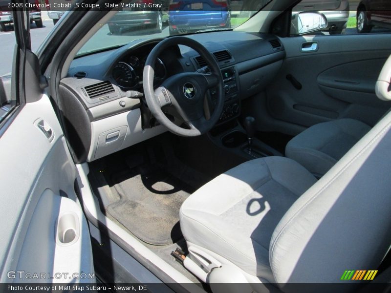 Slate Metallic / Gray 2008 Chevrolet Cobalt LS Coupe