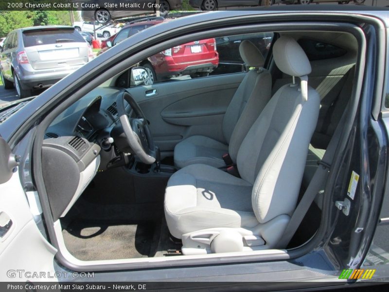 Slate Metallic / Gray 2008 Chevrolet Cobalt LS Coupe
