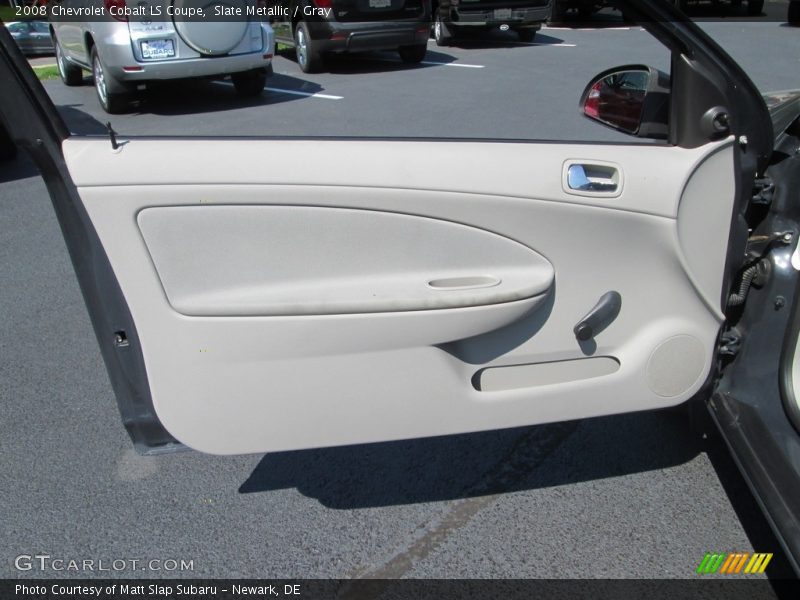 Slate Metallic / Gray 2008 Chevrolet Cobalt LS Coupe