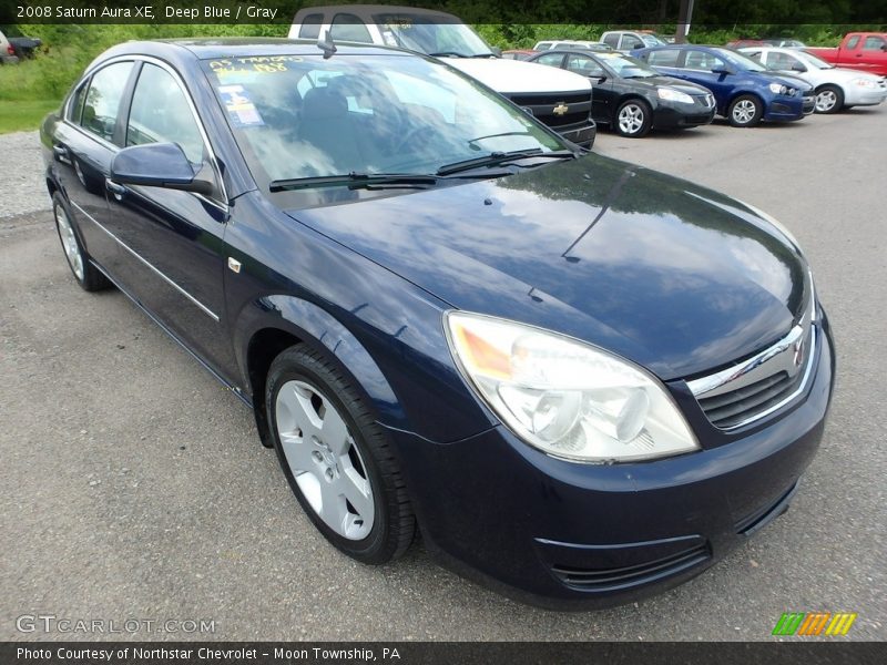 Deep Blue / Gray 2008 Saturn Aura XE