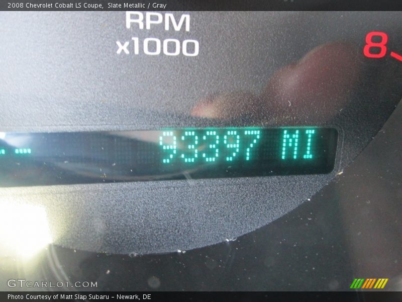 Slate Metallic / Gray 2008 Chevrolet Cobalt LS Coupe