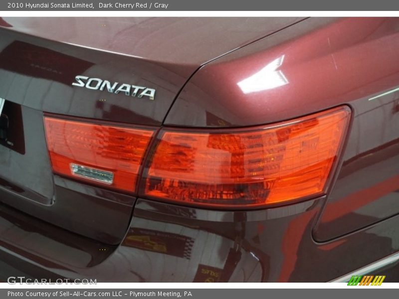 Dark Cherry Red / Gray 2010 Hyundai Sonata Limited