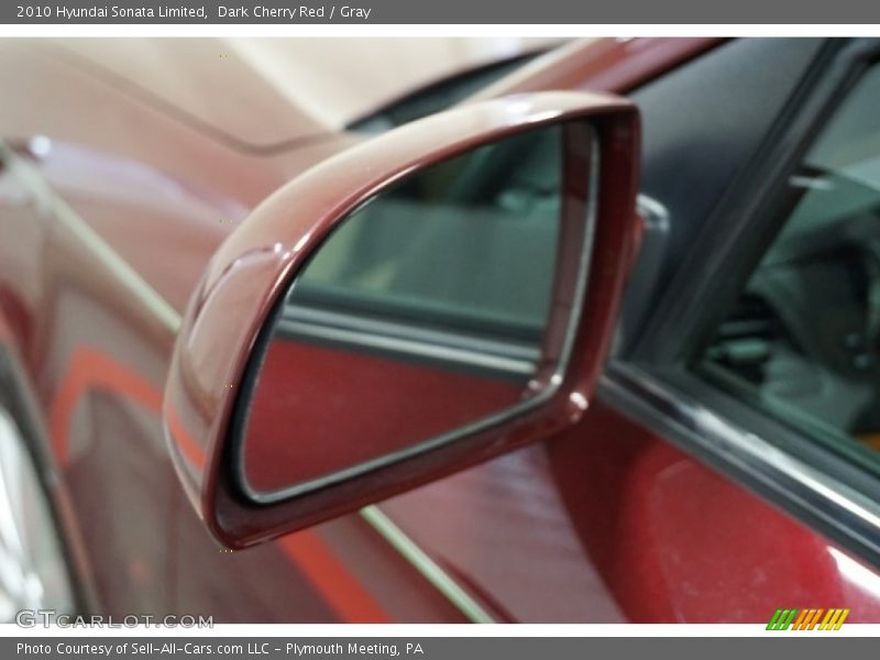 Dark Cherry Red / Gray 2010 Hyundai Sonata Limited