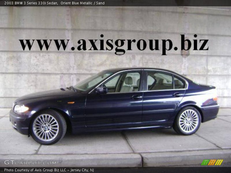 Orient Blue Metallic / Sand 2003 BMW 3 Series 330i Sedan