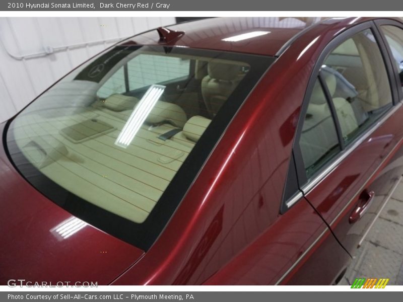 Dark Cherry Red / Gray 2010 Hyundai Sonata Limited