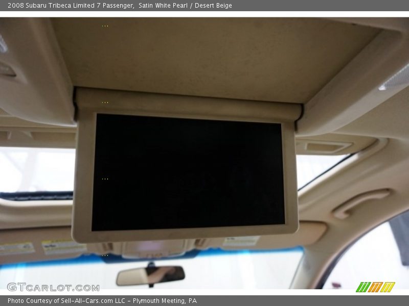 Satin White Pearl / Desert Beige 2008 Subaru Tribeca Limited 7 Passenger
