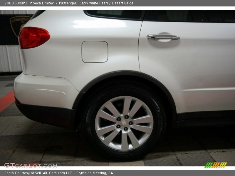 Satin White Pearl / Desert Beige 2008 Subaru Tribeca Limited 7 Passenger