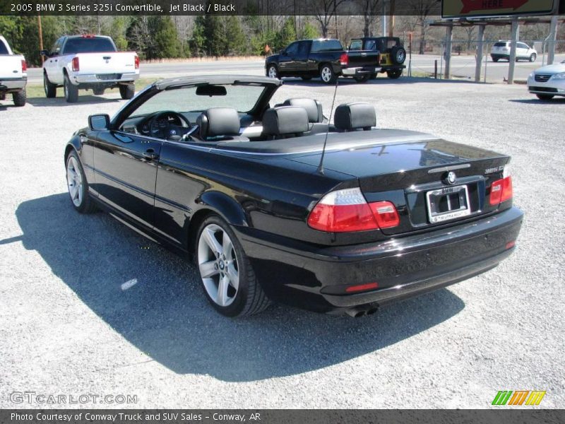 Jet Black / Black 2005 BMW 3 Series 325i Convertible